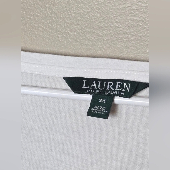 Ralph Lauren Flutter Sleeve Minimalist Boho Chic Top, Size 3X - Picture 2 of 3